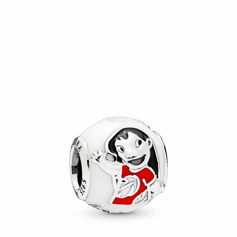 Pandora Disney Lilo & Stitch Charm Ireland - Sterling Silver/Enamel/Black - 610439JOM